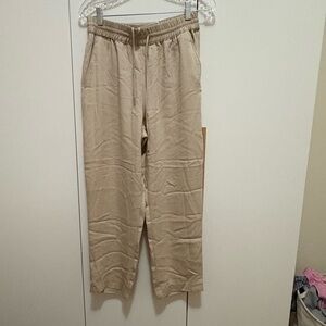Women’s Tan Pants, h&m, size S